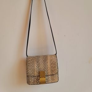 Celine Small Box Bag Python and Brown - Authentic
